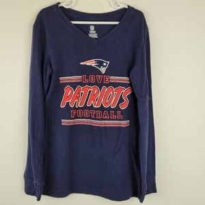 NFL New England Patriots Girl's Long Sleeve Shirt